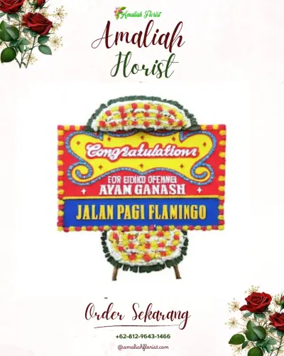Bunga Papan Congratulation di Lalang